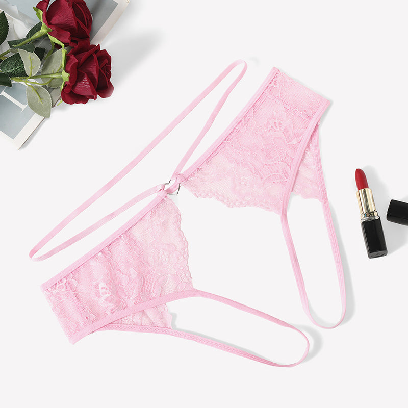 Strap Cheeky Underwear Floral Lace Panties