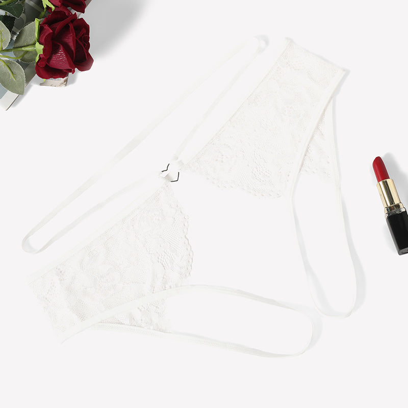 Strap Cheeky Underwear Floral Lace Panties