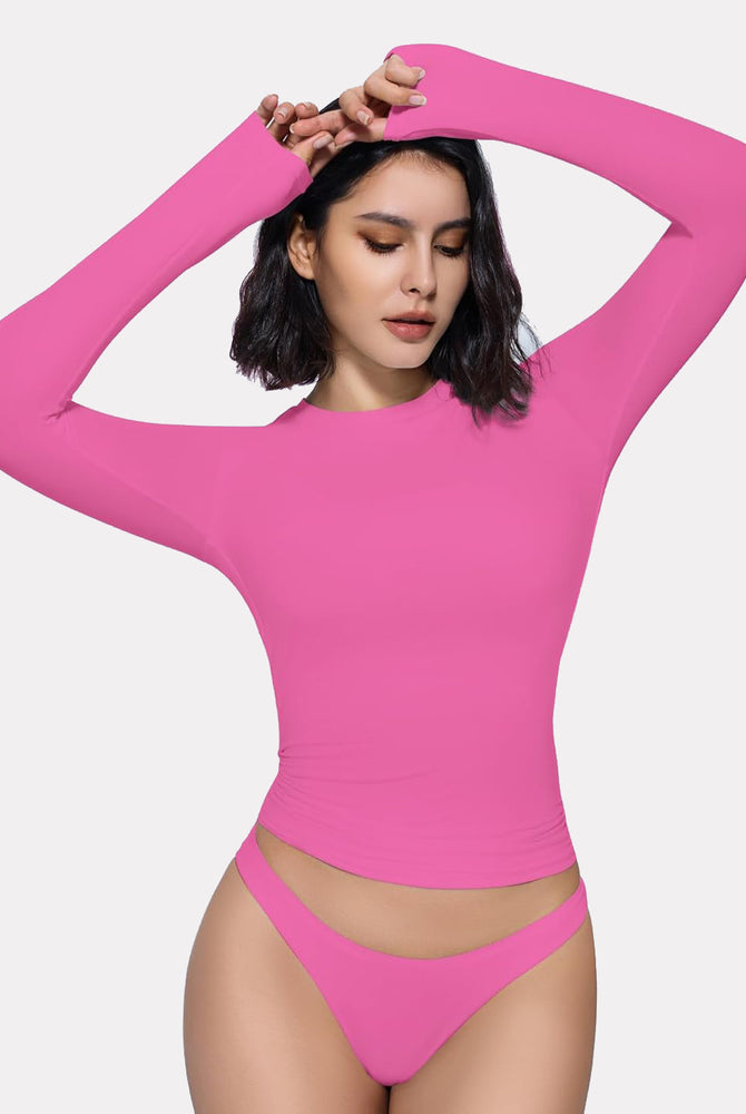 Pink Y2K top and underwear set, double-lined, lightweight and stretchy, perfect for loungewear