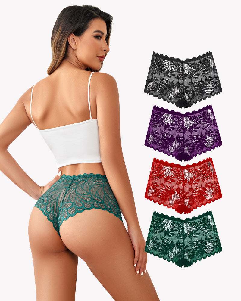 Avidlove Mid-rise Floral Lace Panties: Variety of colors, soft stretch, and delicate lace design.