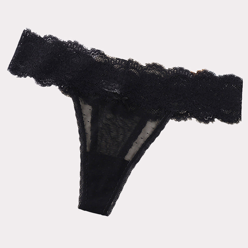 Lace Backless Panties Low Rise Briefs