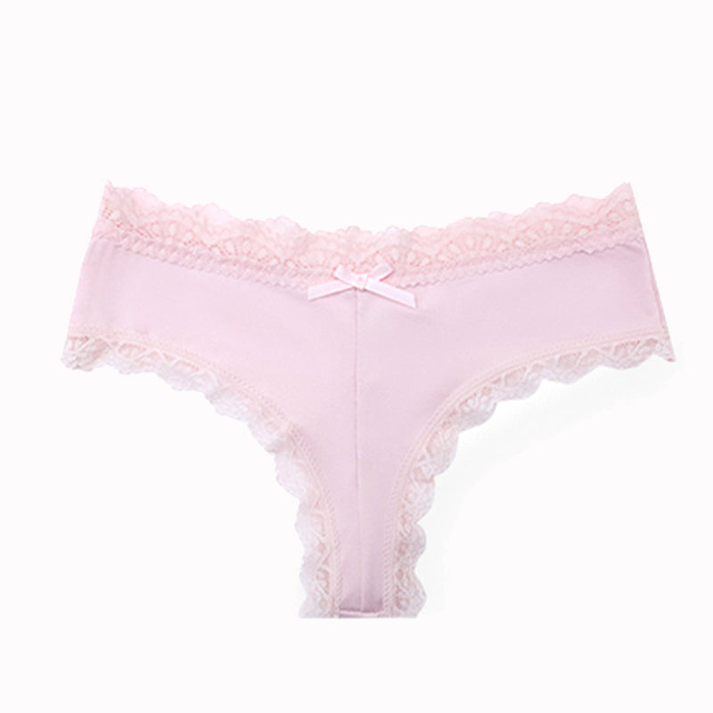 Hipster Lace Trim Seamless Panties