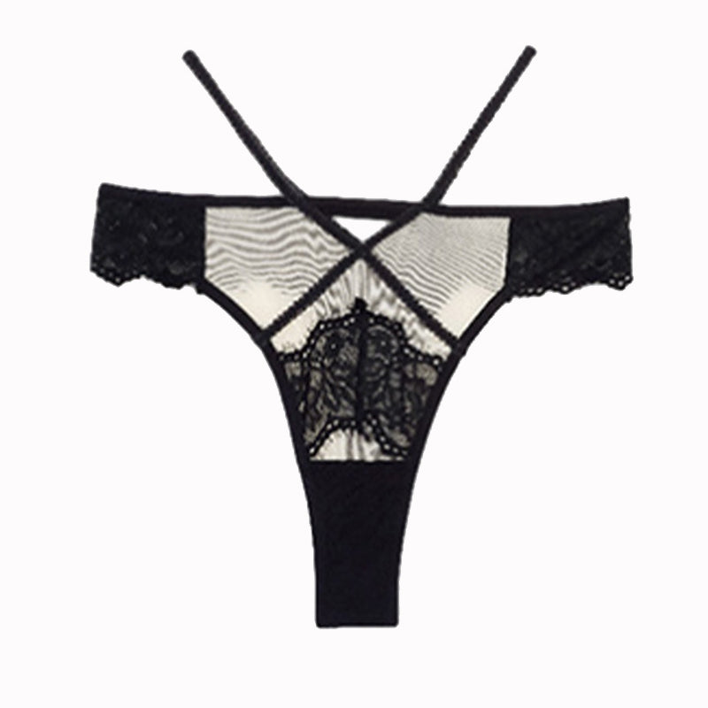 Сетчатые полые стринги