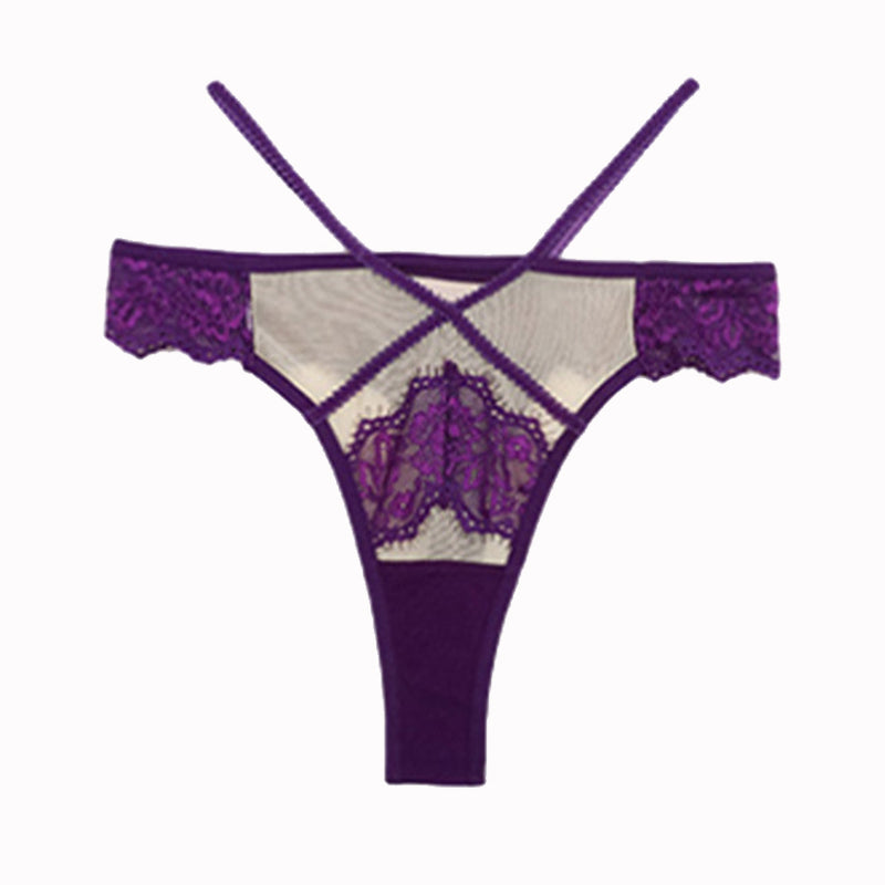 Сетчатые полые стринги