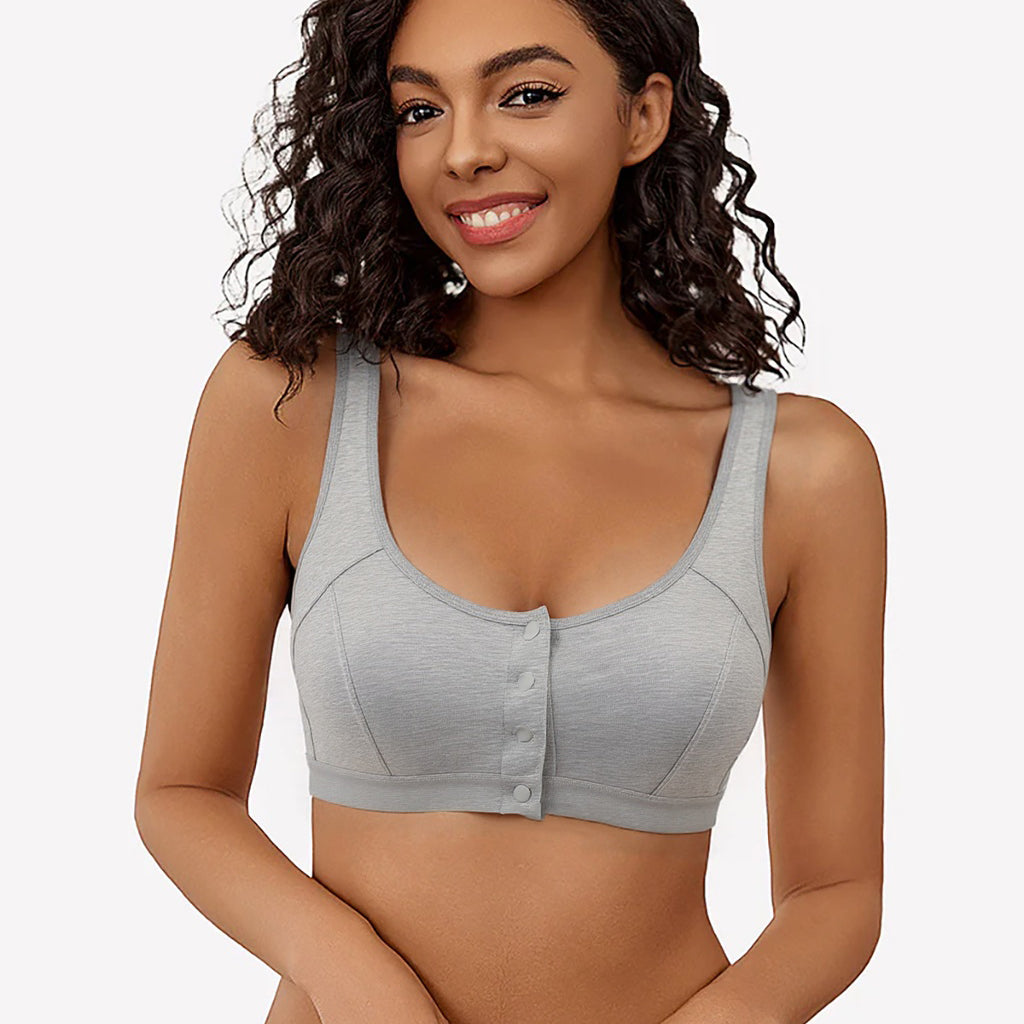Front Clasp Non-Wired Bra