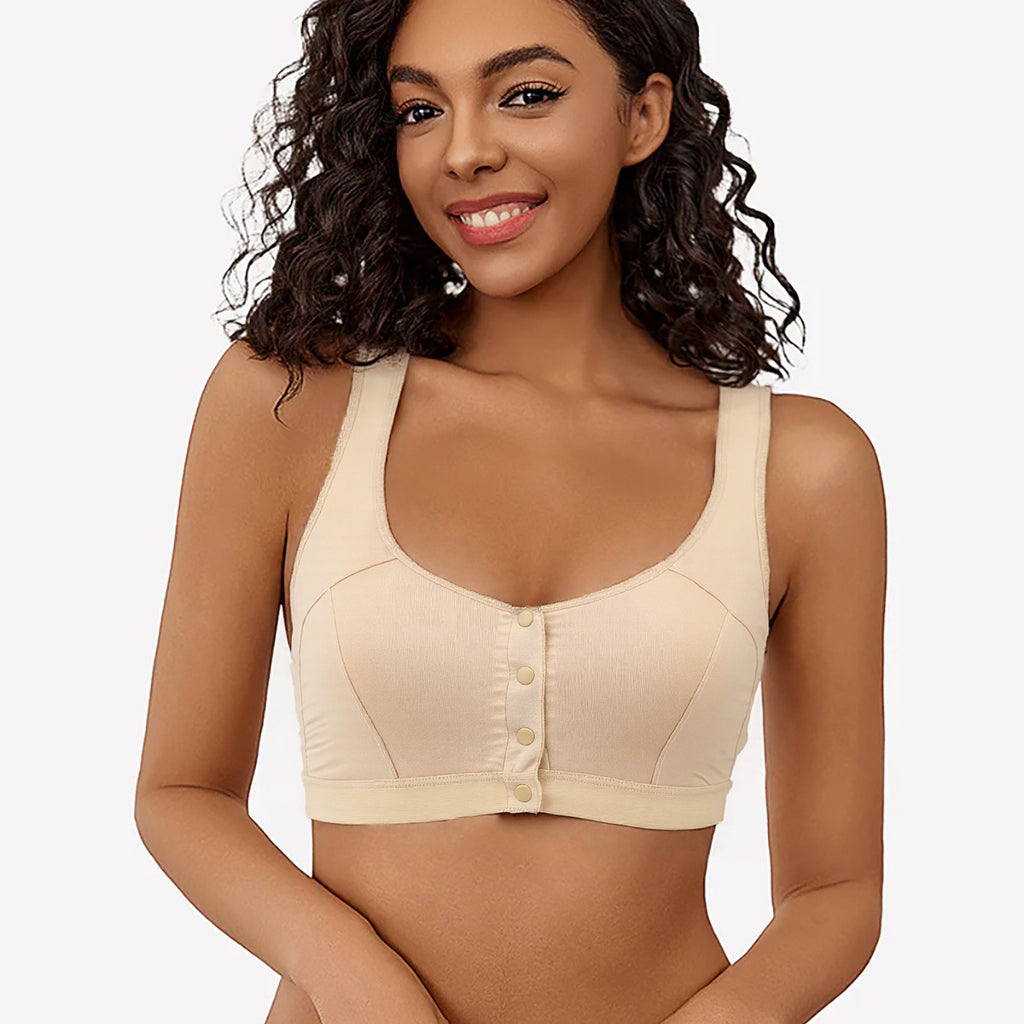 Front Clasp Non-Wired Bra