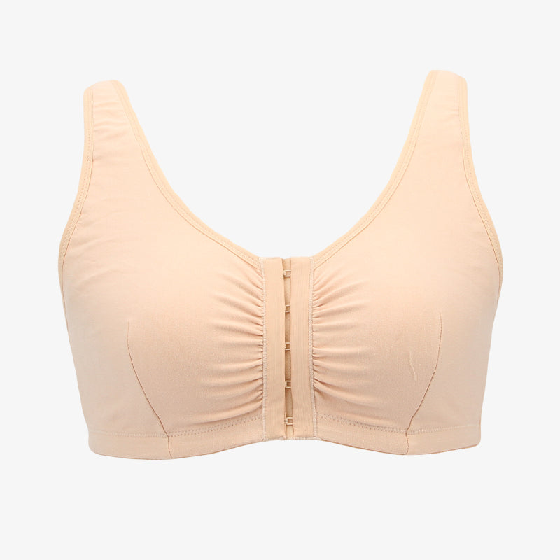 Front Clasp Non-Wired Breathable Bra