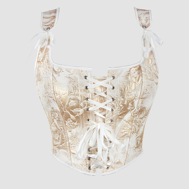 Langes Nachthemd aus Eisseide mit hohem Schlitz