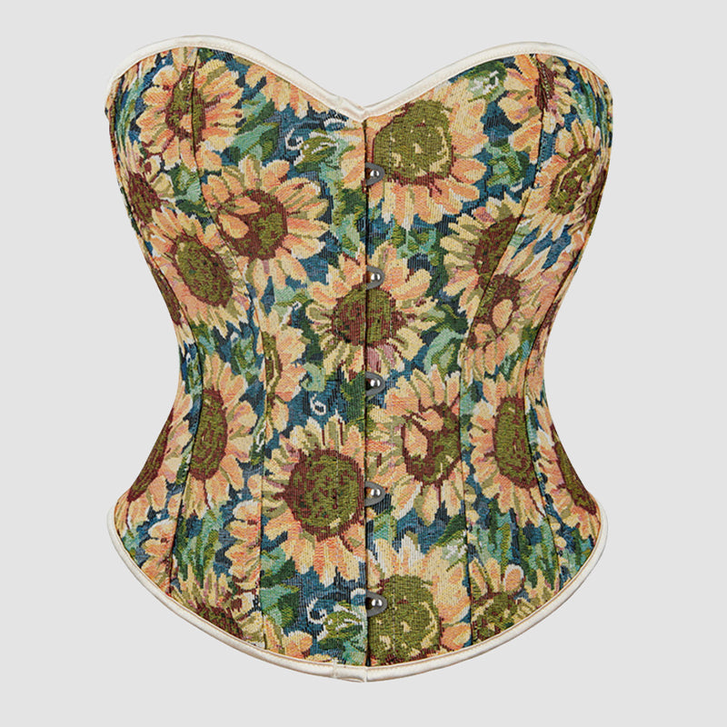 Langes Nachthemd aus Eisseide mit hohem Schlitz