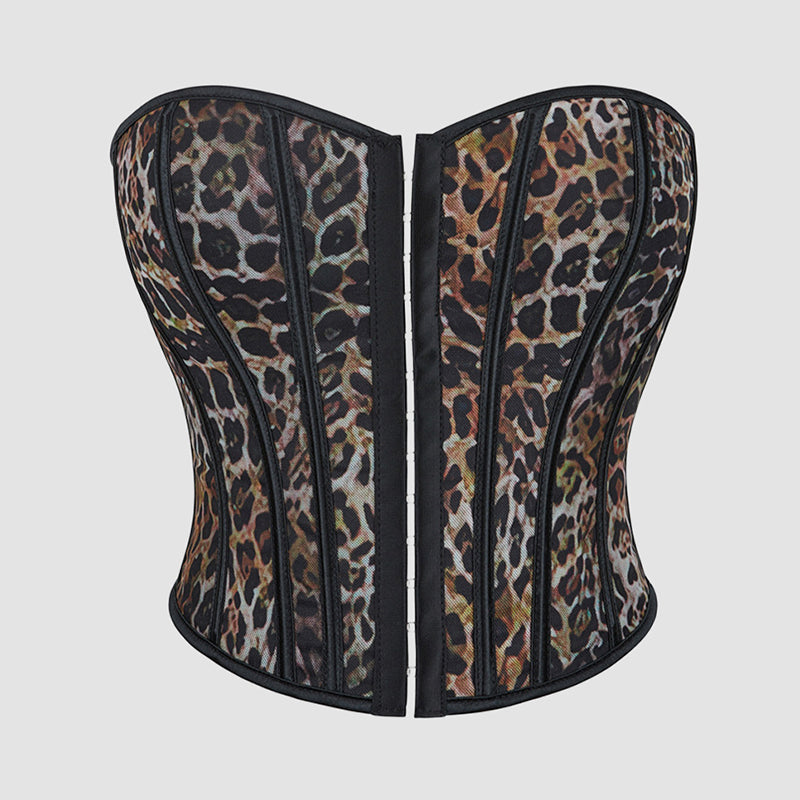 Langes Nachthemd aus Eisseide mit hohem Schlitz