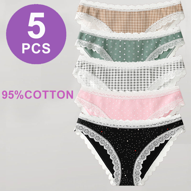 Schrittoffenes Höschen aus Perlenspitze