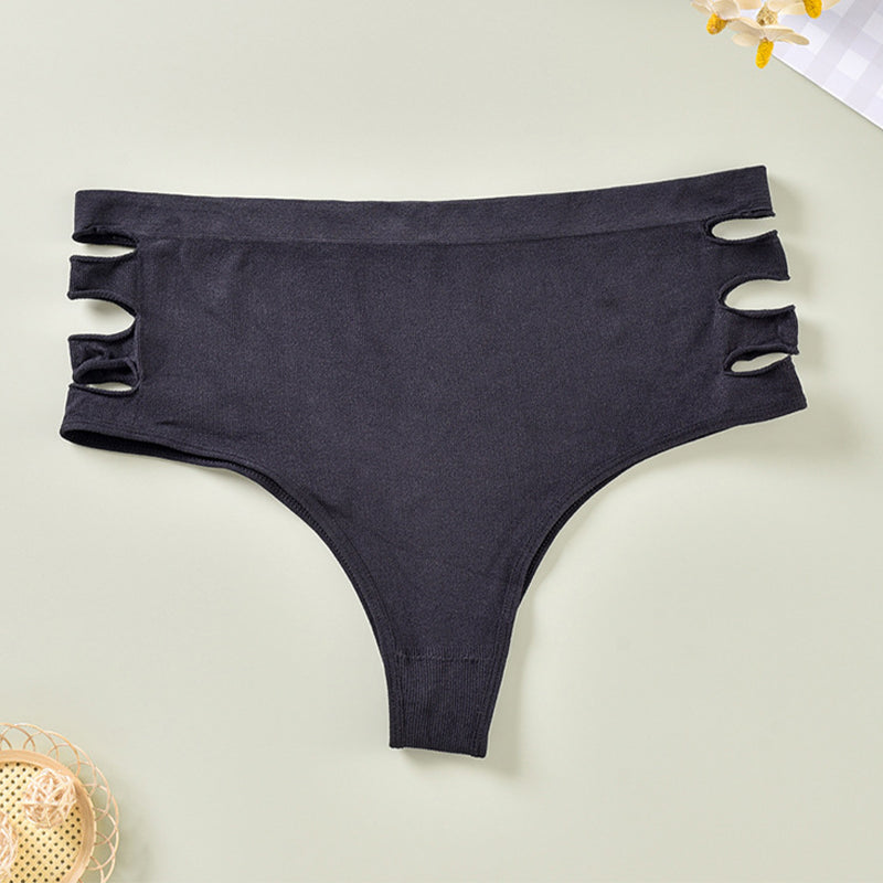 Dreiecks-Höschen mit hoher Taille in Übergröße