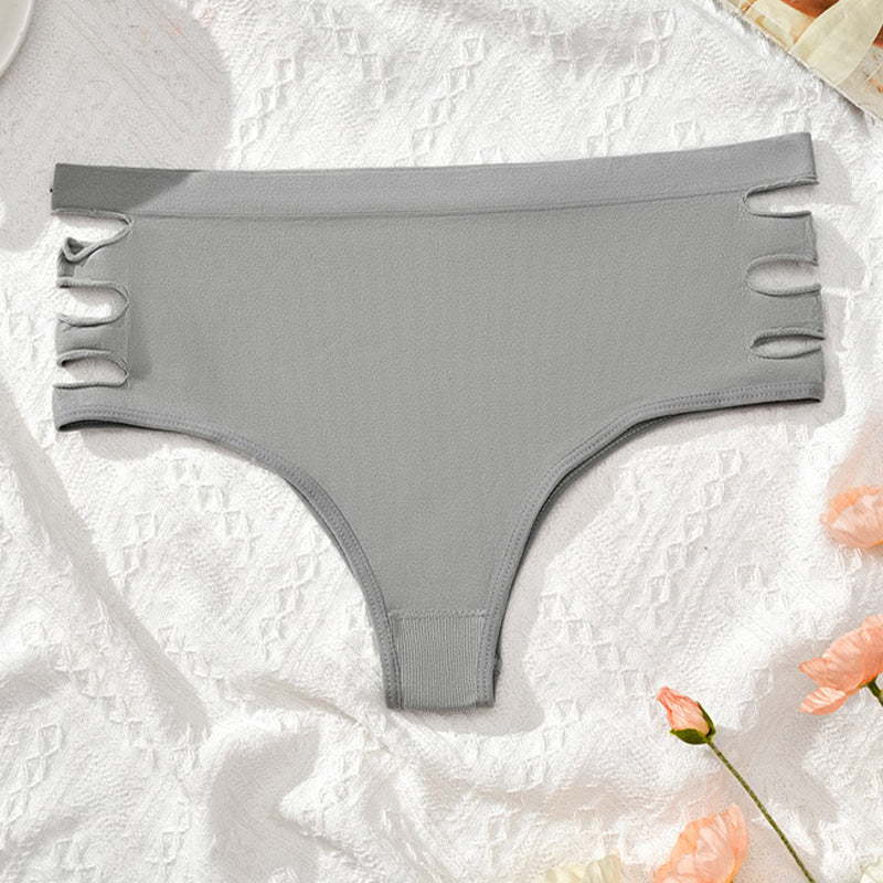 Dreiecks-Höschen mit hoher Taille in Übergröße