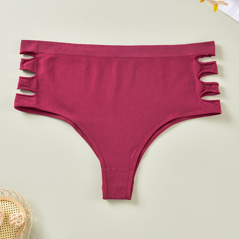 Dreiecks-Höschen mit hoher Taille in Übergröße