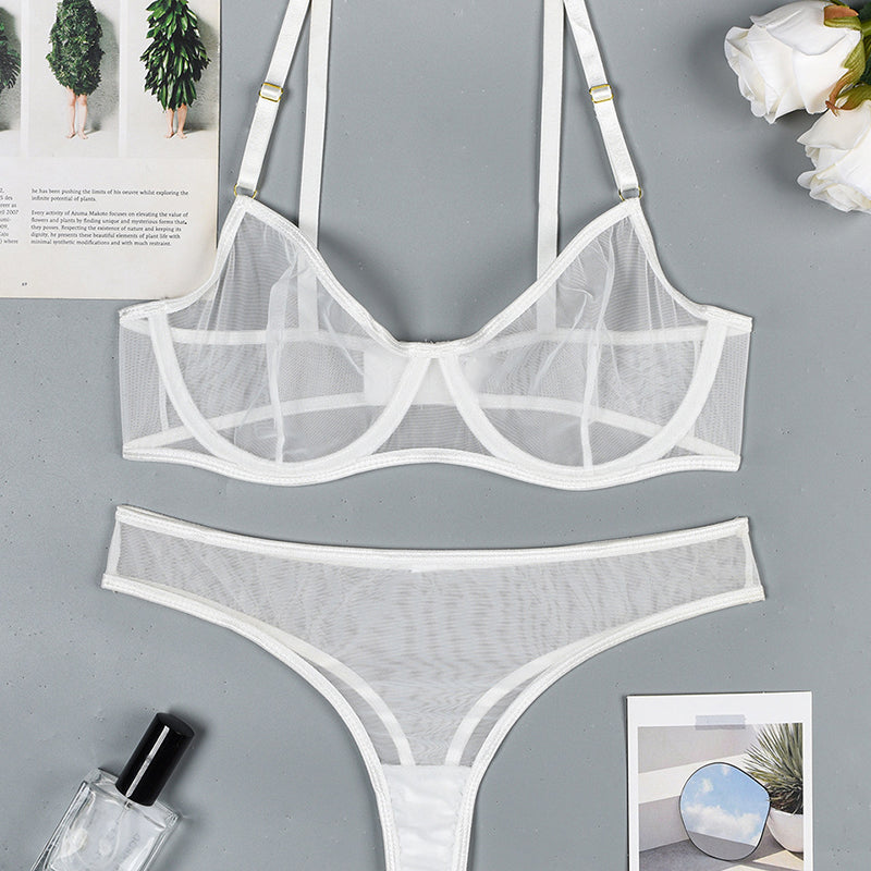 Transparente Netzunterwäsche, intimes Erotikset