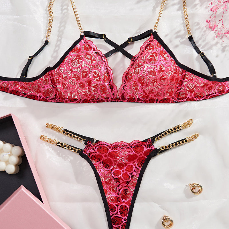 Sottoveste in pizzo floreale