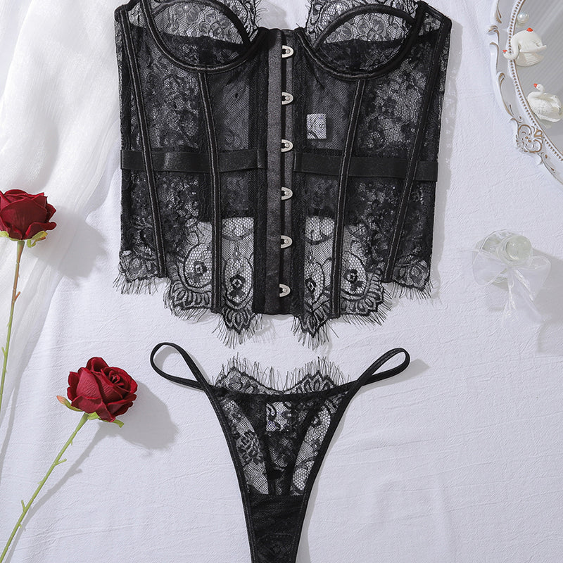 Кружевное платье с цветочным принтом, сорочка-комбинация