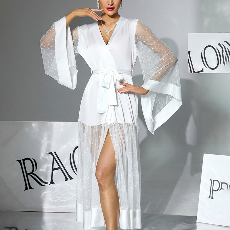 Sottoveste in pizzo floreale