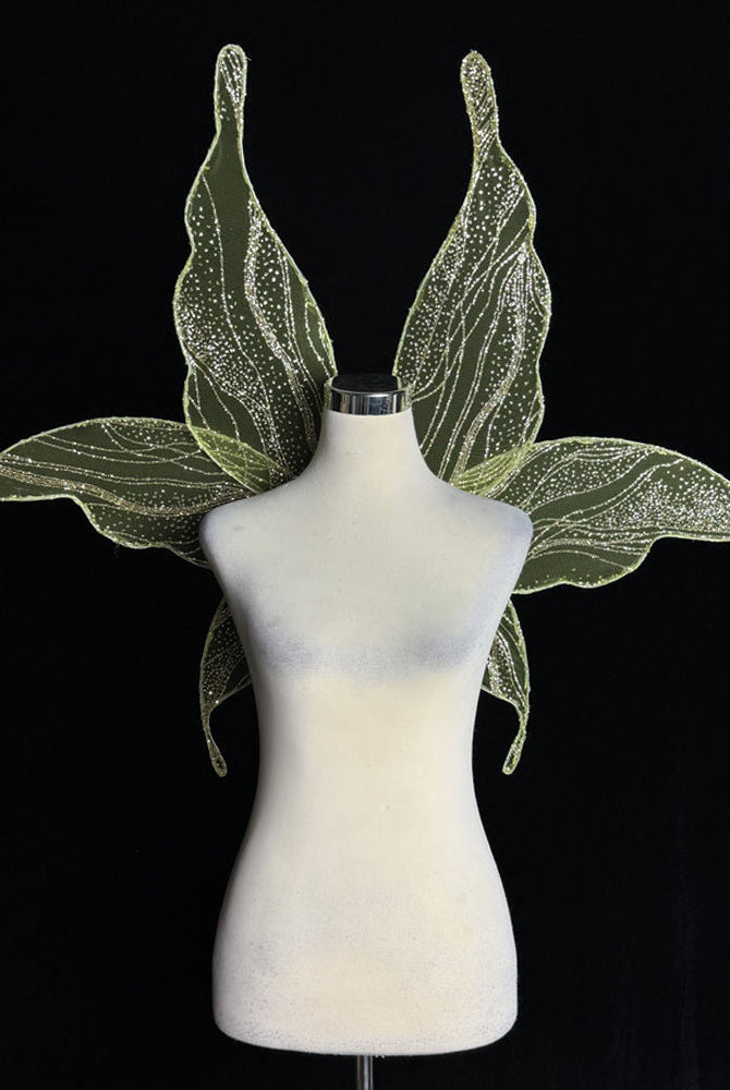 Avidlove Glitter Fairy Wings Costume Accessory for Halloween and Cosplay