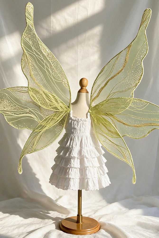 Avidlove Glitter Fairy Wings Costume Accessory for Halloween and Cosplay