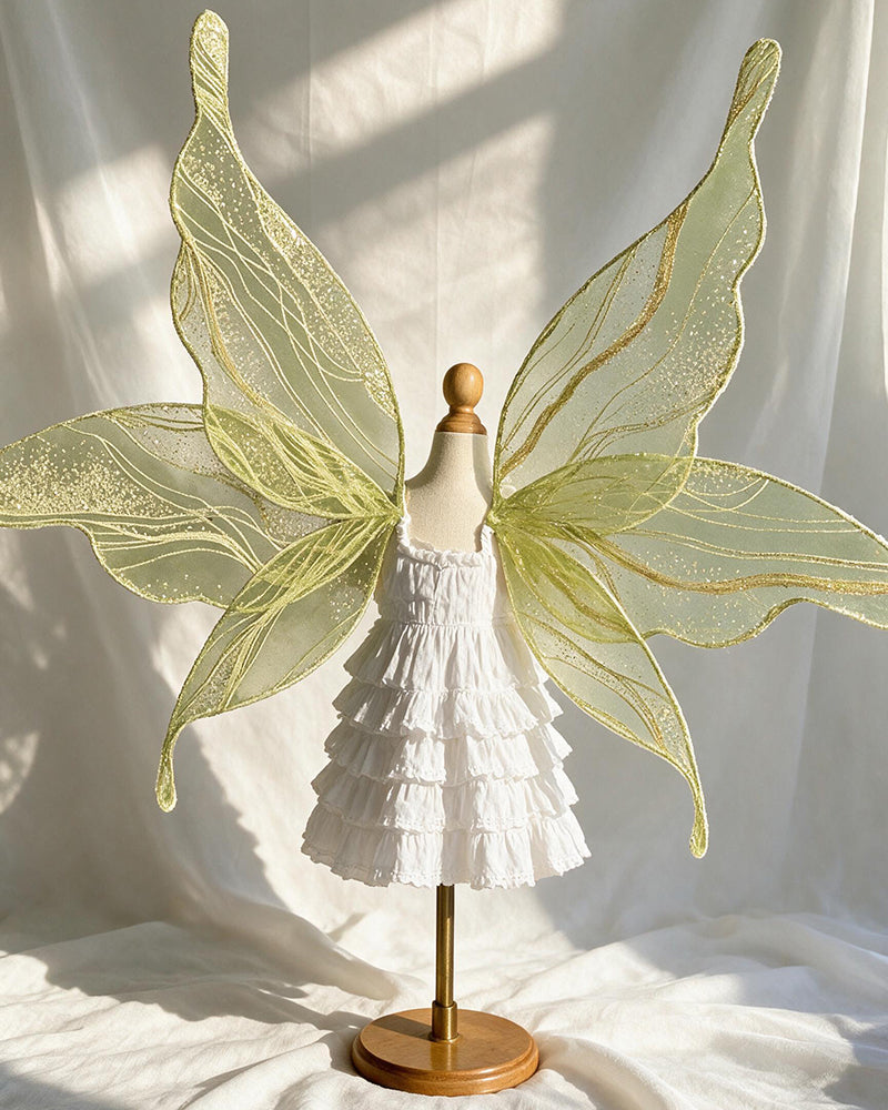 Avidlove Glitter Fairy Wings Costume Accessory for Halloween and Cosplay