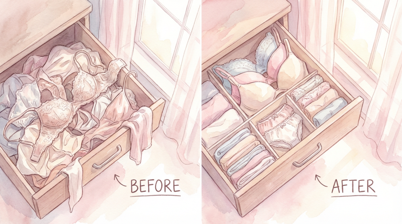 Post-Holiday Blues: How to Welcome the New Year by Organizing Your Lingerie Drawer