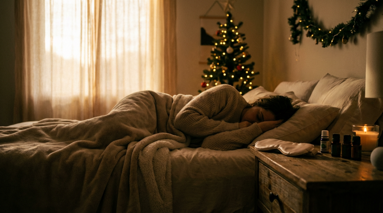 Solo Christmas: Create the Ultimate Self-Pampering Night with Candles and a Silk Eye Mask