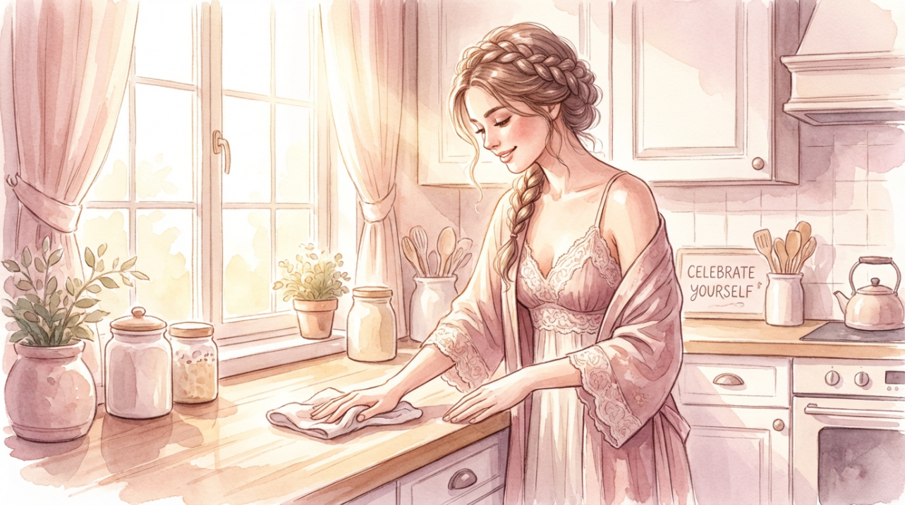 Doing Chores in Sexy Lingerie: What Kind of Psychological Role Shift Is This?