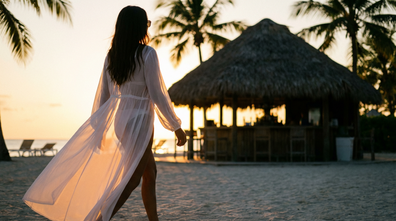 Beach Vacation Essentials: The Sheer Cover-Up That Turns Heads at the Beach Bar