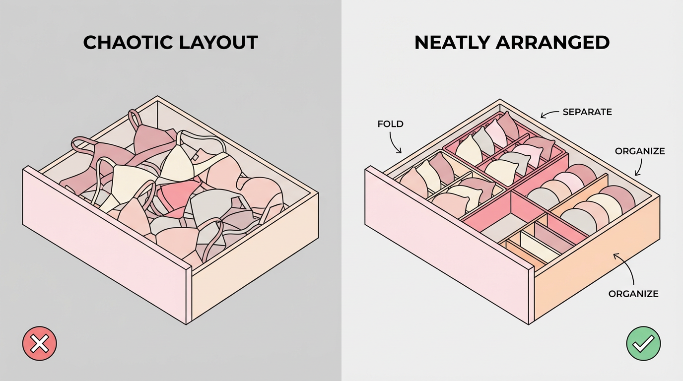 Why Do Your Bras Lose Shape in 3 Months? 5 Storage Habits That Are Destroying Your Lingerie Drawer