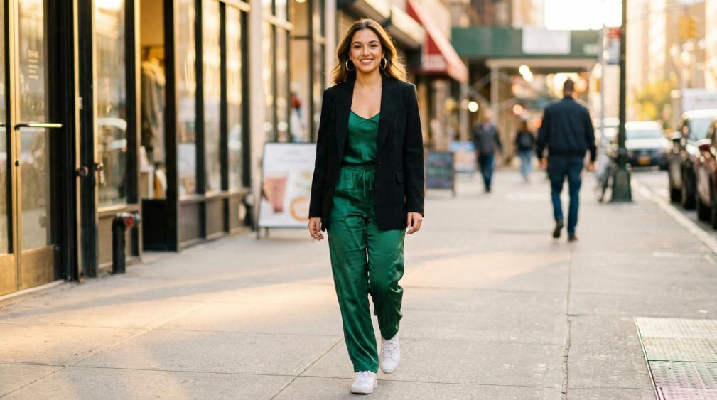 Why This "Faux Layering" Trick Turns Pajamas into Streetwear