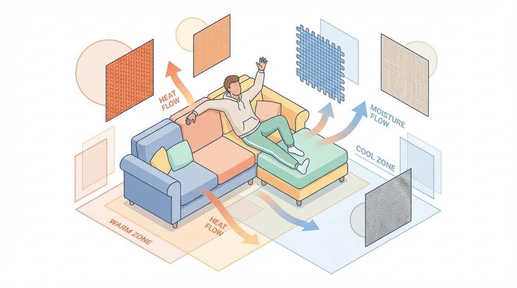 How to Regulate Your Indoor Body Temperature by Changing Your Loungewear Fabric