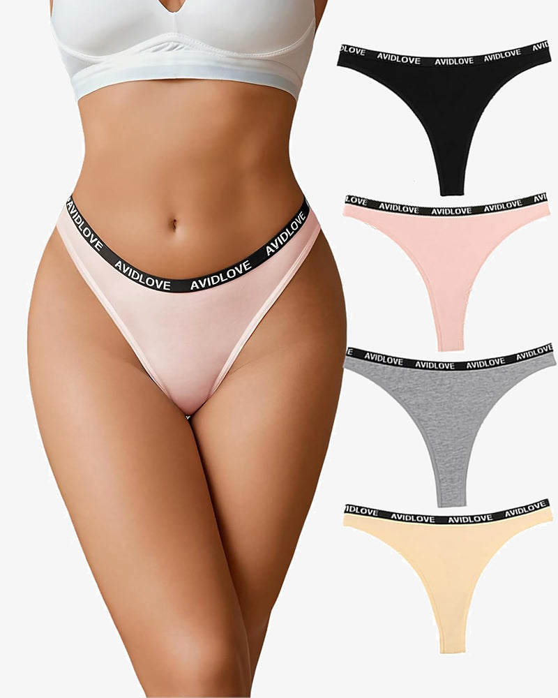 Avidlove cotton thong. Low-rise design, comfortable, and breathable. Available in various colors.