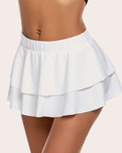 avidlove women pleated mini skirt solid ruffle lingerie skirts