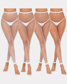 avidlove fishnet stockings footless high waist fishnets tights pantyhose for women