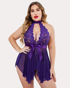 avidlove plus size babydoll for women high waist teddy chemise floral lace lingerie