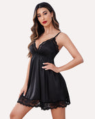 avidlove women lace nightgown satin chemise sexy lingerie dress v neck sleepwear slips nightie