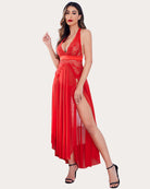 avidlove women lingerie deep v neck nightwear one piece sexy nightgowns mosaic lace mesh dress