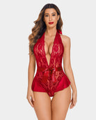 avidlove lingerie for women lace teddy bodysuit halter v neck one piece lingerie babydoll xs xxxl