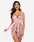 avidlove babydoll lingerie for women honeymoon v neck chemise sexy exotic open front negligee