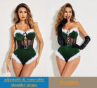 avidlove lingerie for women snap crotch bodysuit santa costumes deep v boudior outfits with underwire and belt