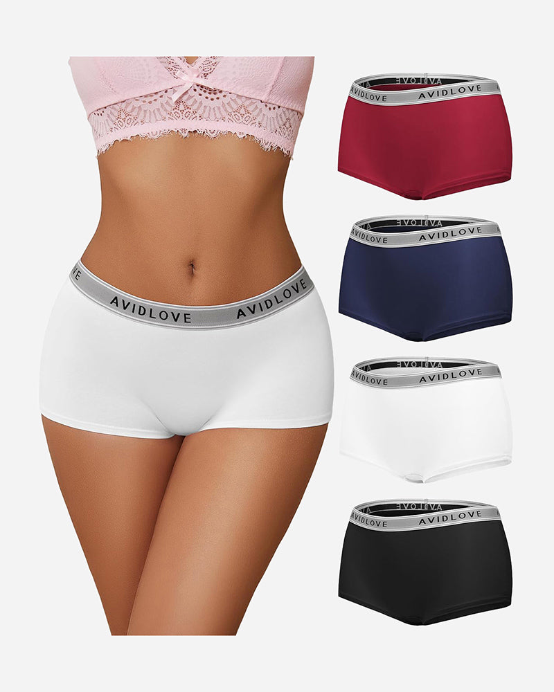 Avidlove Cotton Panties Full Coverage Shorts in multiple colors