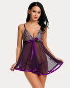 avidlove womens lingerie lace babydoll strap chemise mesh sleepwear outfits