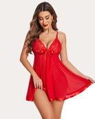 avidlove womens lingerie lace babydoll strap chemise mesh sleepwear outfits