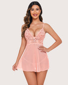 avidlove lace leopard print babydoll strap halter v neck sleepwear