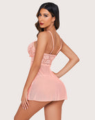 avidlove women lingerie lace babydoll strap chemise halter teddy v neck sleepwear