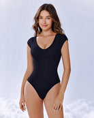 avidlove womens bodysuit going out bodysuits shapewear cap short sleeve tops