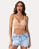 avidlove deep plunge lace bralettes for women lined longline bra cute crop camisole tops b0d2d5k1z6