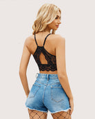 avidlove 2pcs bralettes wireless lace camisoles racerback double layered crop top