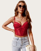 avidlove lace bralette for women v neck lingerie camisoles with underwired racerback adjustable strap crop top b0d12kyps9